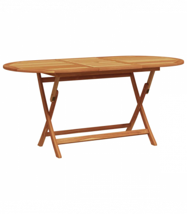 vidaXL Garden Dining Set Folding 5 pcs Leaf pattern Solid acacia wood