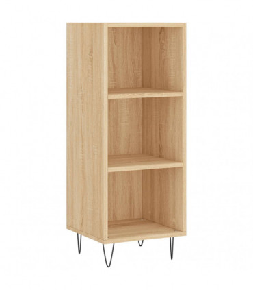 vidaXL Highboard Sonoma Oak 34.5x34x180 cm Engineered Wood