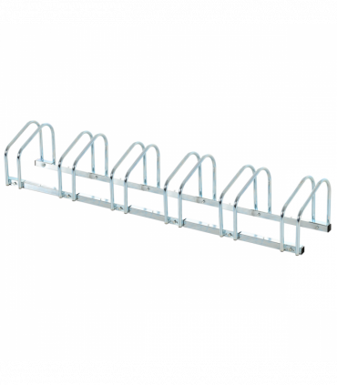 6 Bike Parking Rack Locking Storage Stand Holder Floor Wall Mount  HOMCOM
