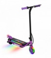 AIYAPLAY Electric Scooter for 6-14 w/Dual Brakes & Colourful Light, Purple