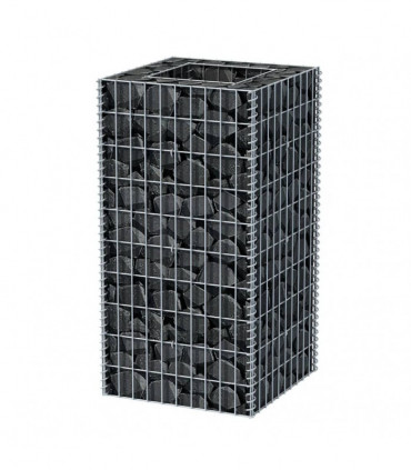 Gabion Raised Bed Steel 50x50x100 cm