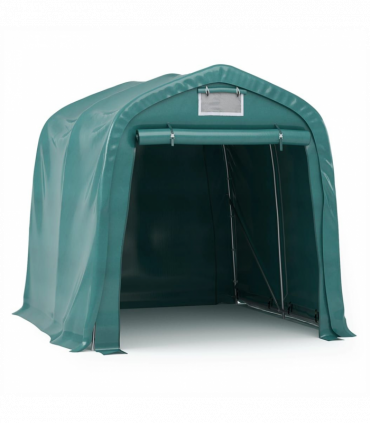 vidaXL Garage Tent PVC 2.4x2.4 m Green