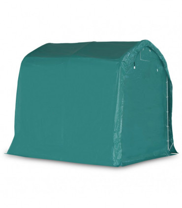vidaXL Garage Tent PVC 2.4x2.4 m Green