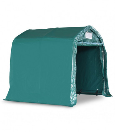 vidaXL Garage Tent PVC 2.4x2.4 m Green