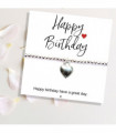 Happy Birthday Bracelet - Message Card