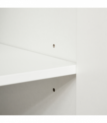 High Gloss Storage Cabinet for Bedroom Living Room Dining Room White