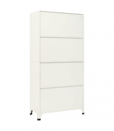 Locker Cabinet Grey and Blue 90x45x180 cm Steel