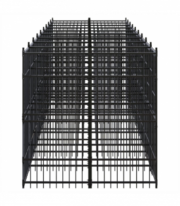 Outdoor Dog Kennel Steel 16.59 m�