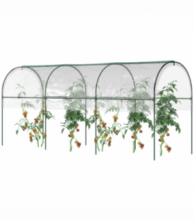Outsunny Tomato Greenhouse with Top Tap, Pointed Bottom and Guy Ropes, Clear