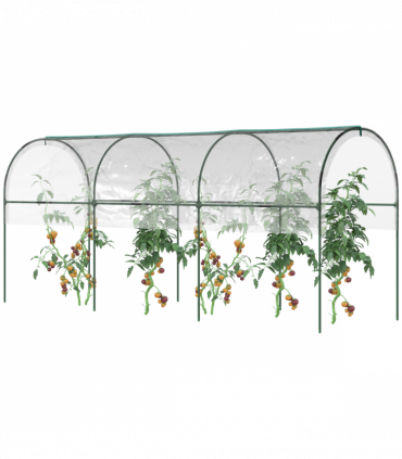 Outsunny Tomato Greenhouse with Top Tap, Pointed Bottom and Guy Ropes, Clear