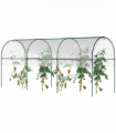 Outsunny Tomato Greenhouse with Top Tap, Pointed Bottom and Guy Ropes, Clear