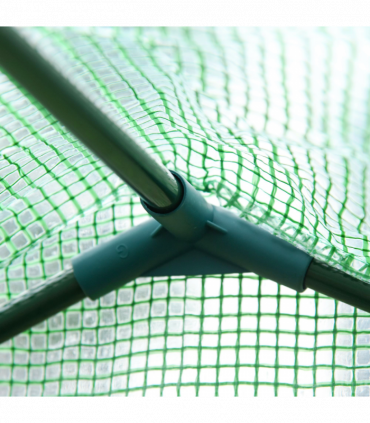 Outsunny Walk-In Portable Greenhouse Mini Grown House Steel Frame Window Green