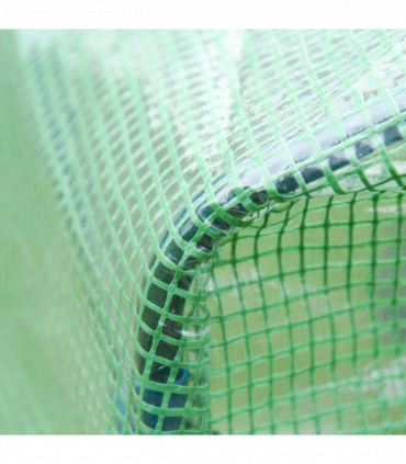 Outsunny Walk-In Portable Greenhouse Mini Grown House Steel Frame Window Green