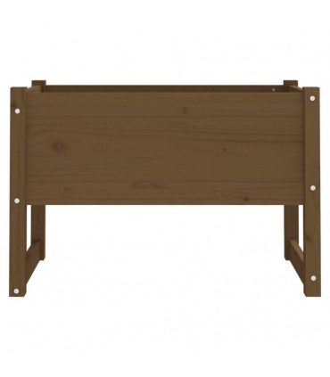 Planter Honey Brown 78x40x52 cm Solid Wood Pine