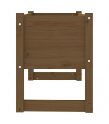 Planter Honey Brown 78x40x52 cm Solid Wood Pine