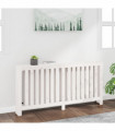 Radiator Cover White 169x19x84 cm Solid Wood Pine