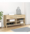 Shoe Cabinet Sonoma Oak 102x35x55 cm Engineered Wood