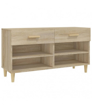 Shoe Cabinet Sonoma Oak 102x35x55 cm Engineered Wood