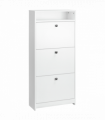 Shoe Storage Cabinet Footwear Organiser Space-saving  3 Drawers -White