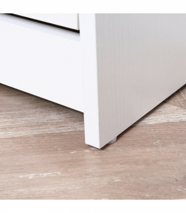 Shoe Storage Cabinet Footwear Organiser Space-saving  3 Drawers -White