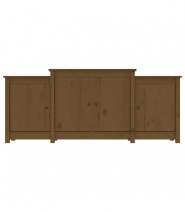 Sideboard Honey Brown 164x37x68 cm Solid Wood Pine