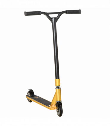 Stunt Scooter Entry Level Tricks Scooter for 14 Beginners, Gold HOMCOM
