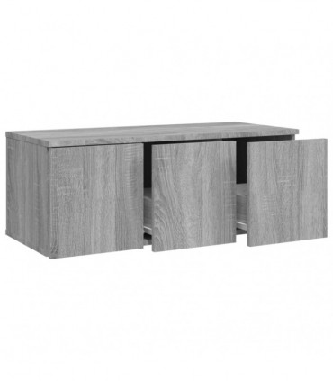 TV Cabinet Grey Sonoma 80x34x30 cm Engineered Wood