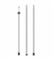Telescopic Tarp Pole with Length of 102-260 cm Aluminum