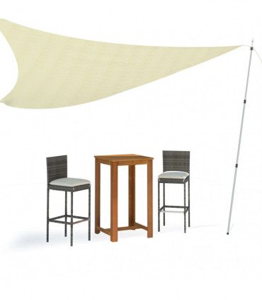 Telescopic Tarp Pole with Length of 102-260 cm Aluminum