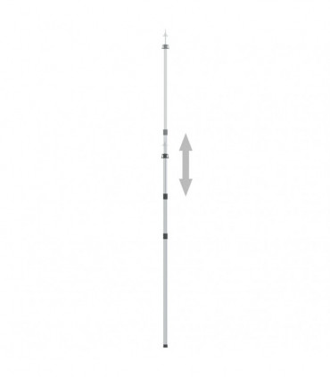 Telescopic Tarp Pole with Length of 102-260 cm Aluminum