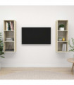 Wall-mounted TV Cabinets 2 pcs Sonoma Oak Engineered Wood