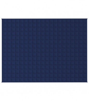 vidaXL Weighted Blanket Blue 152x203 cm 7 kg Fabric
