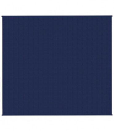 vidaXL Weighted Blanket Blue 200x230 cm 9 kg Fabric