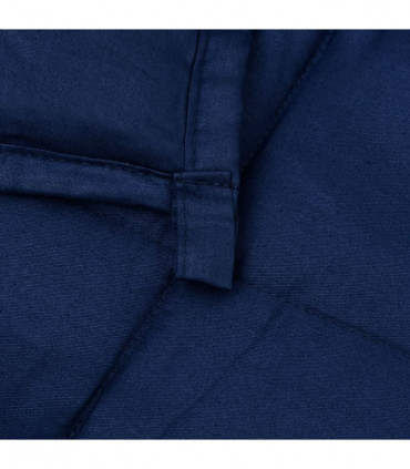 vidaXL Weighted Blanket Blue 200x230 cm 9 kg Fabric