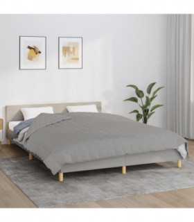 Weighted Blanket Grey 200x225 cm 13 kg Fabric