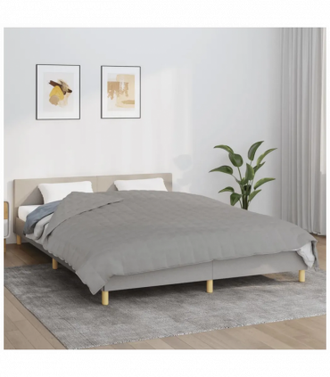 Weighted Blanket Grey 200x225 cm 13 kg Fabric