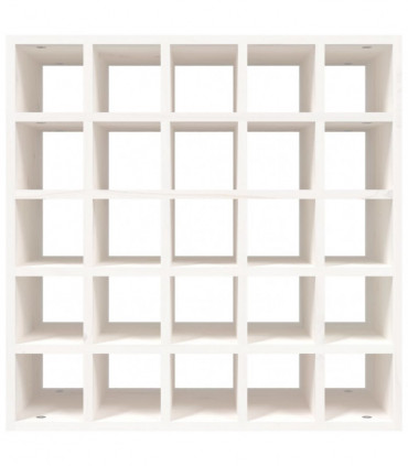 Wine Cabinet White 56x25x56 cm Solid Wood Pine