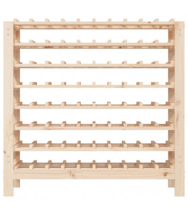 Wine Rack 109.5x30x107.5 cm Solid Wood Pine
