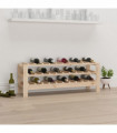 Wine Rack 109.5x30x42 cm Solid Wood Pine