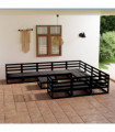 vidaXL 11 Piece Garden Lounge Set Solid Pinewood