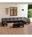 vidaXL 12 Piece Garden Lounge Set Solid Pinewood