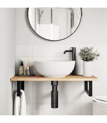 vidaXL Bathroom Vanity Top Untreated 100x40x2 cm Solid Wood Acacia