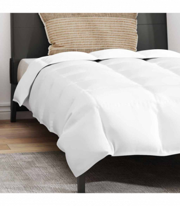 vidaXL Duvet Other with Pillow 2 pcs White 135 x 220 cm Down