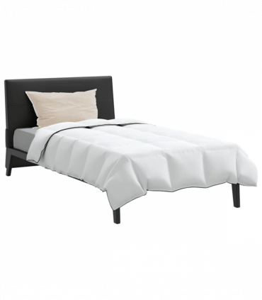 vidaXL Duvet Set with Pillow 2 pcs White 135 x 220 cm Down