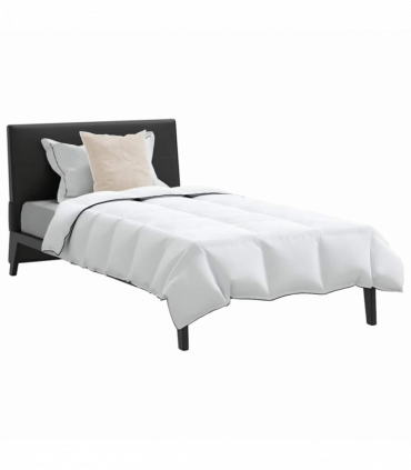 vidaXL Duvet Set with Pillow 2 pcs White 135 x 220 cm Down