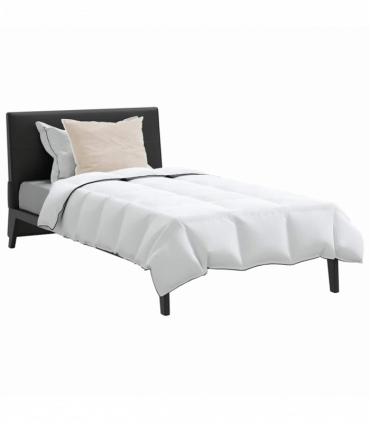 vidaXL Duvet Set with Pillow 2 pcs White 135 x 220 cm Down