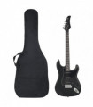 vidaXL Electric Guitar for Beginner with Bag Black 4/4 39"