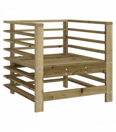 vidaXL Garden Chairs 2 pcs Impregnated Wood Pine