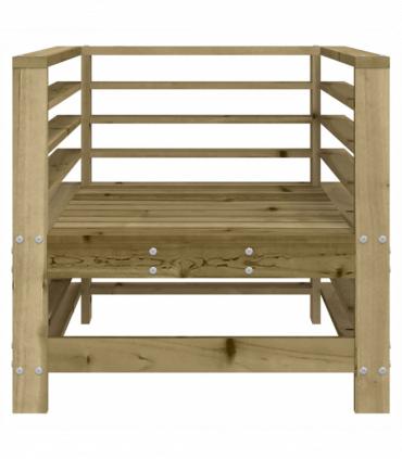 vidaXL Garden Chairs 2 pcs Impregnated Wood Pine