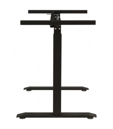 vidaXL Manual Height Adjustable Standing Desk Frame Hand Crank Black